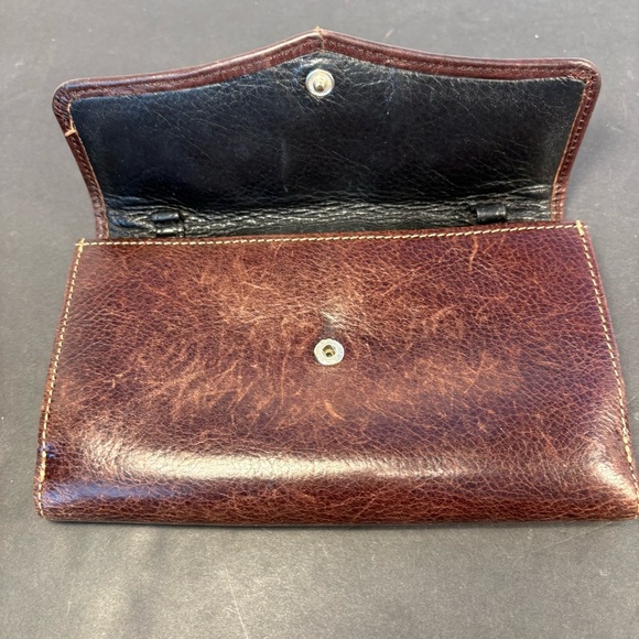 Brighton Plaid & Leather Wallet - Picture 3 of 13